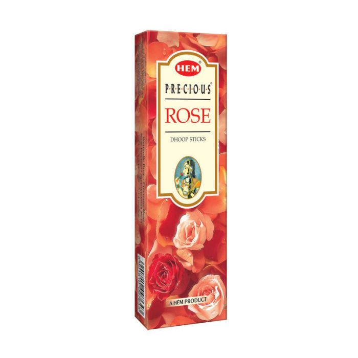 HEM - Precious Rose Dhoop Sticks – 14 Sticks, 25g, 4"