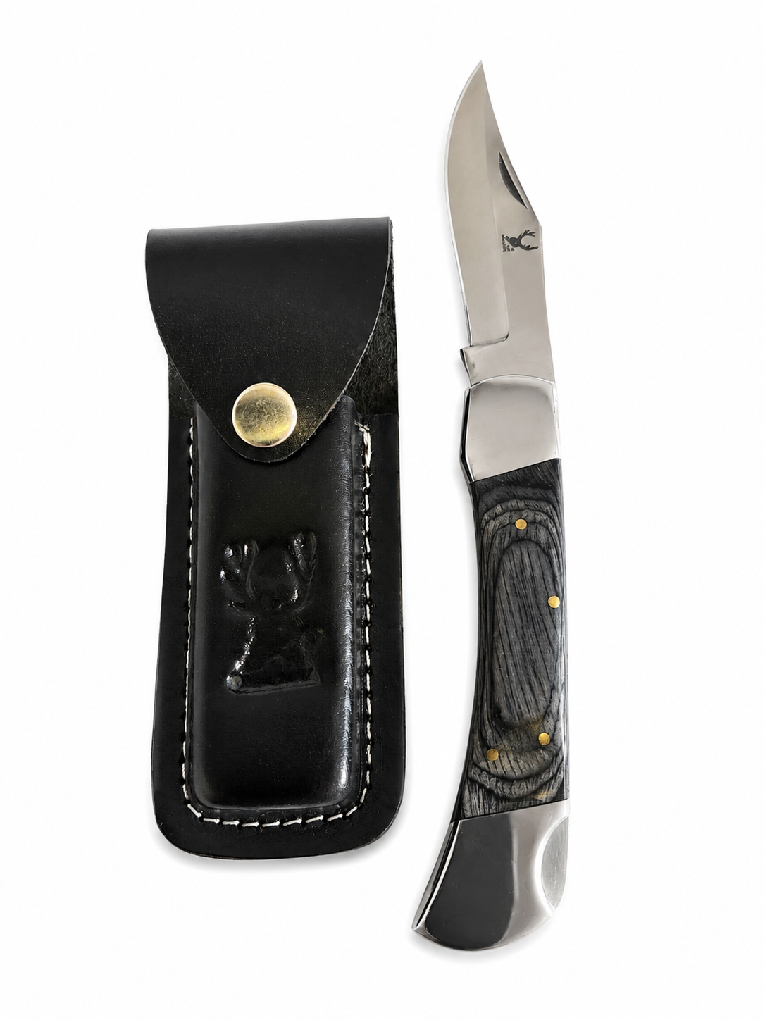 9" Fillet Knife W/ Black Wood Handle