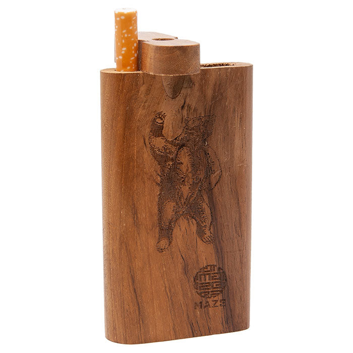 4" Engraved Wooden Dugout