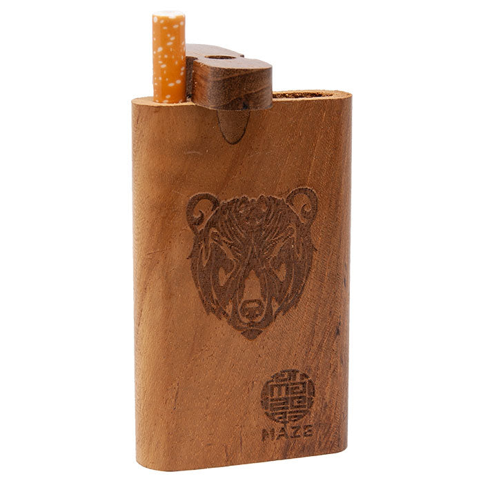 4" Engraved Wooden Dugout