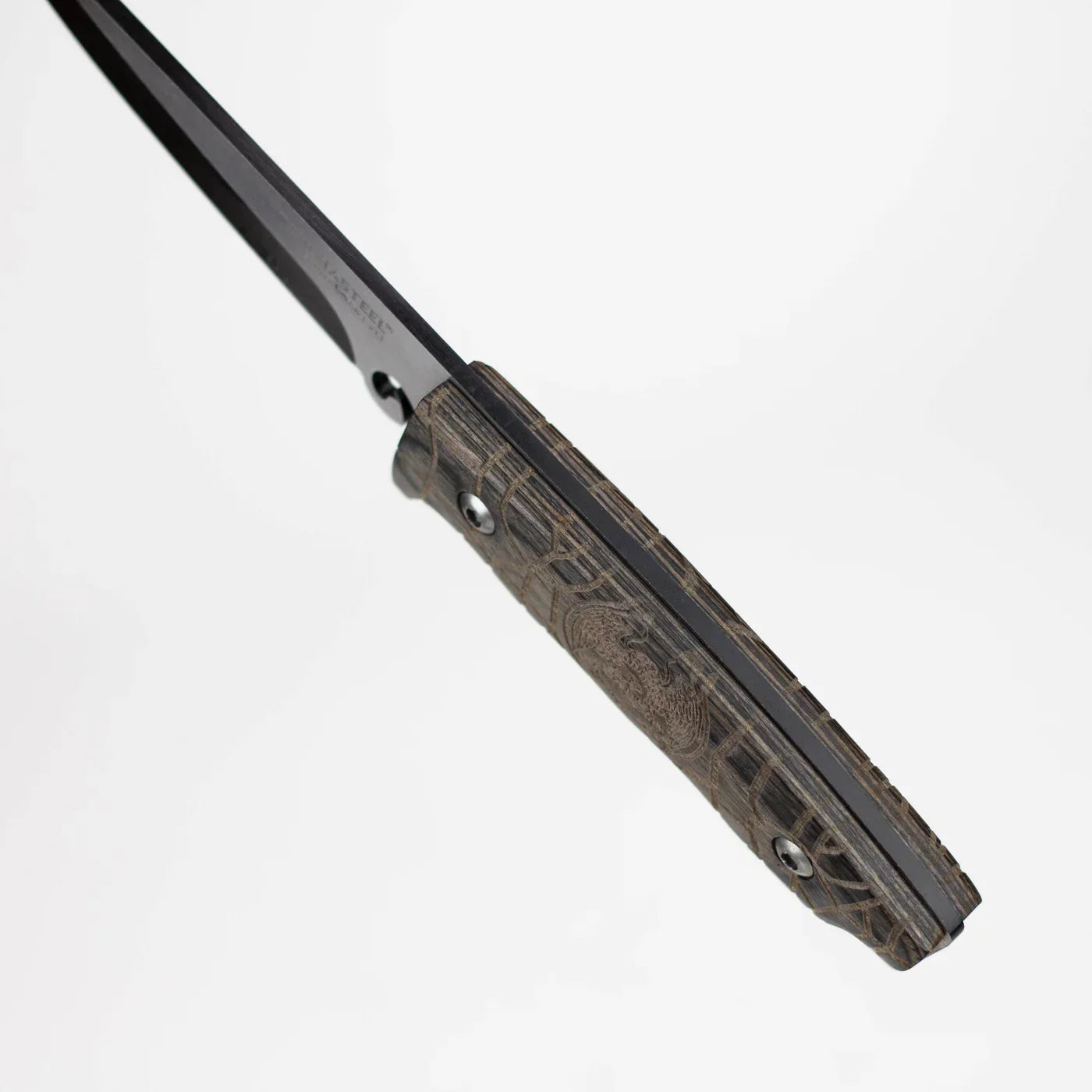 ALPHASTEEL - 8" Full Tang Fixed Blade Hunting Knife