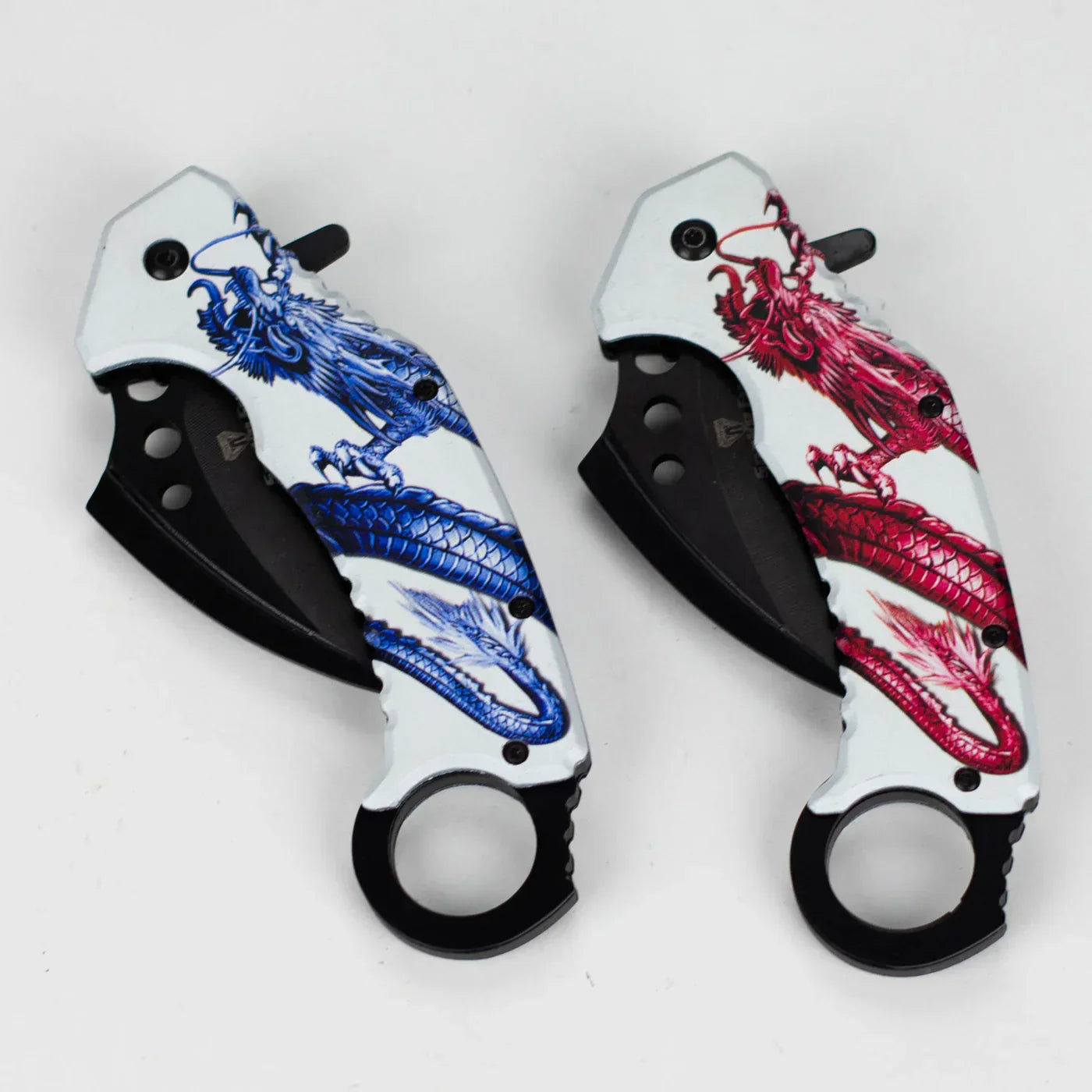 Snake Eye - 3" Folding Karambit Blade - Dragon Design