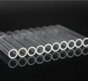 Heavy Glass Tube Snuffer Pipe 4/5 or 6"