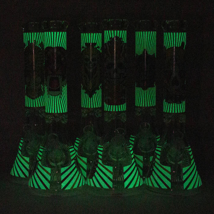 16" 9mm Glow in the Dark Water Bong