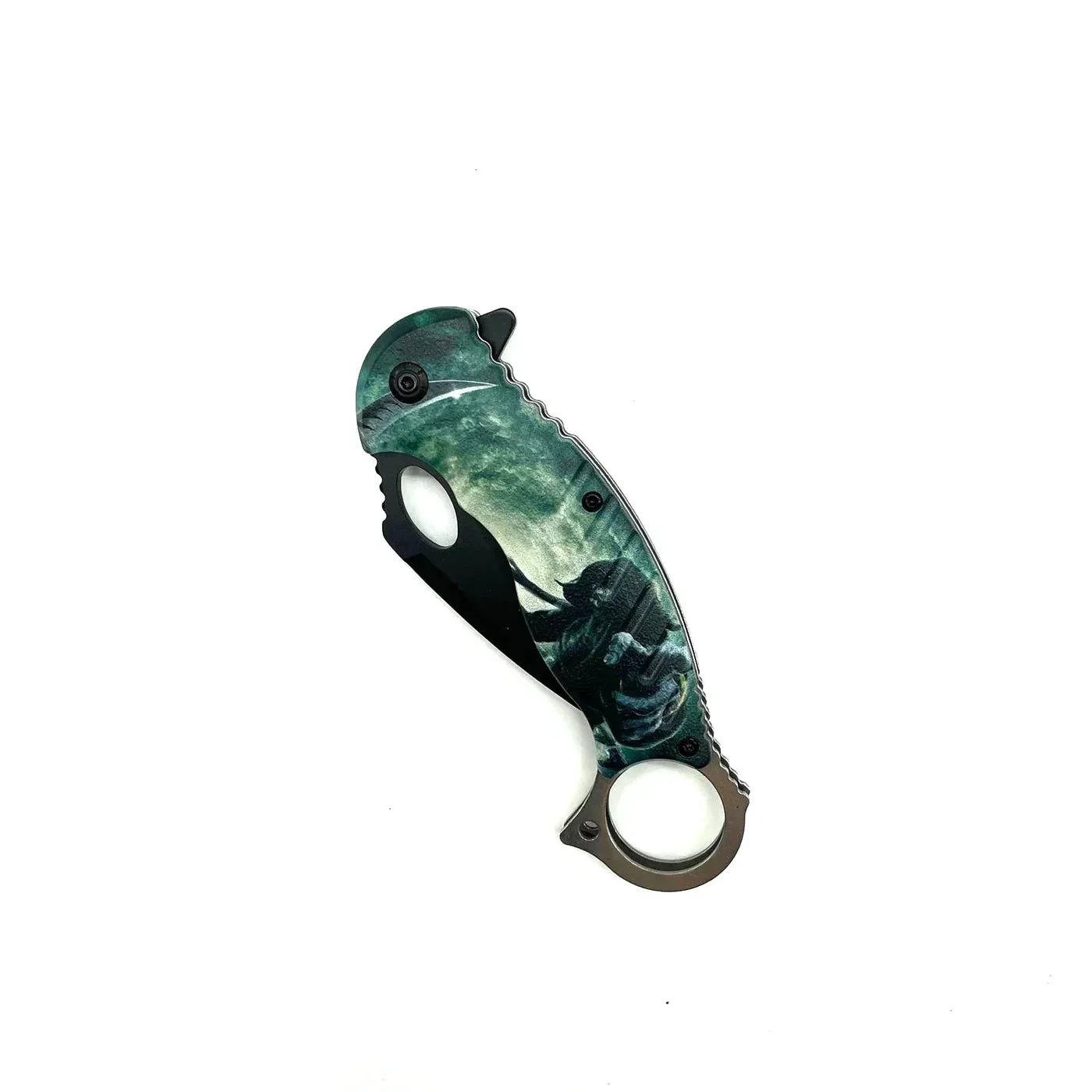 Snake Eye - 8.5" Foldable Pocket Knife - Abyssal