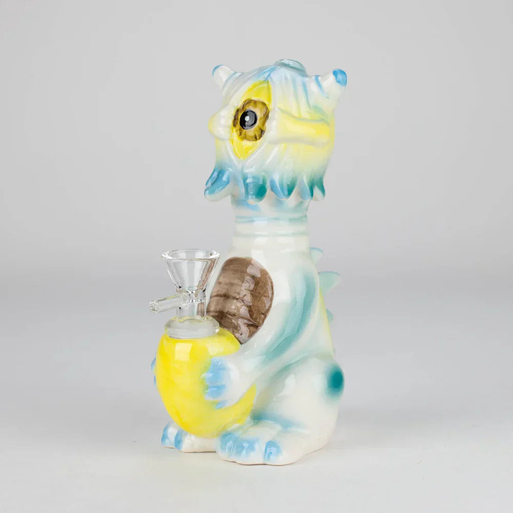 7″ Vintage Cyclops Monster Shape Ceramic Bong