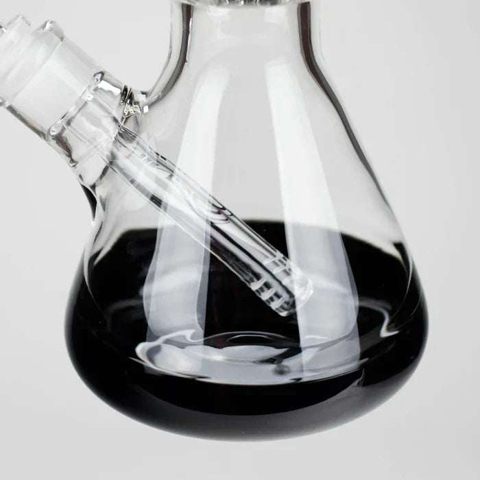 Genie - 17.5" 10-Arm 9mm Coloured Bottom Glass Bong