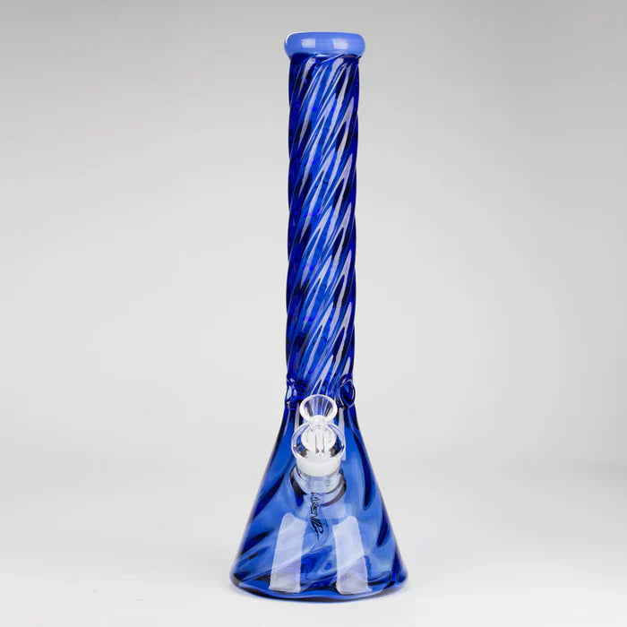 Genie - 16" 9mm Twist Glass Beaker Bong