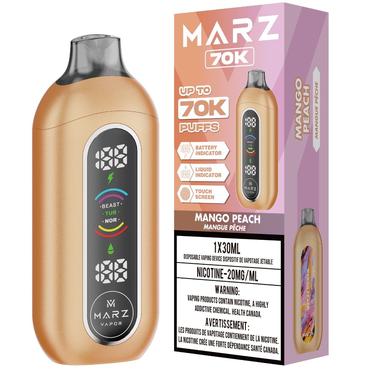 Marz 70k Puff Disposable Vape 30mL