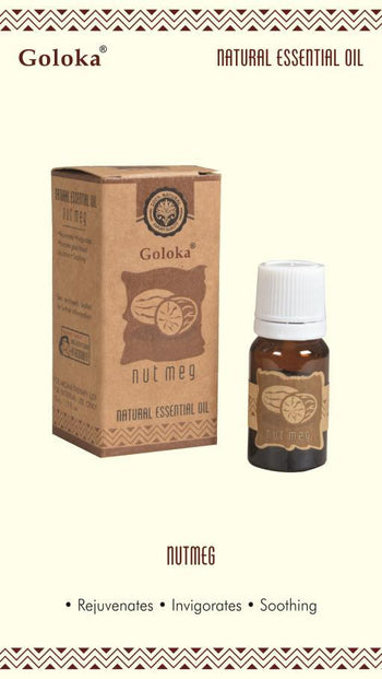 Goloka - Nutmeg Natural & Undiluted Essential Oil 10ml