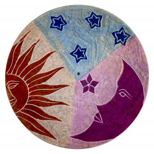 ZenN - Engraved Sun Moon & Stars Ash Catcher