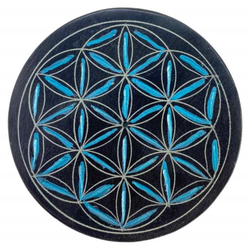 ZenN - Flower Of Life Round Ash Catcher