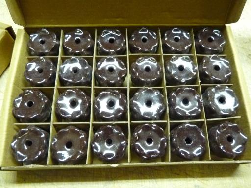 ZenN - Brown Flower Shape Backflow Incense Burner Set