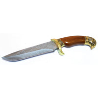 12.25″ Huntmaster Knife w/ Gold Eagle Pommel