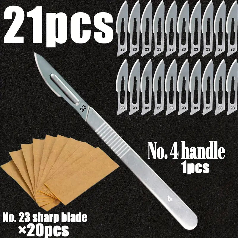 21-Piece Crafting Knife Set