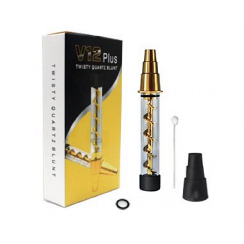 Glass Twisty Blunt V12 Plus Dry Herb
