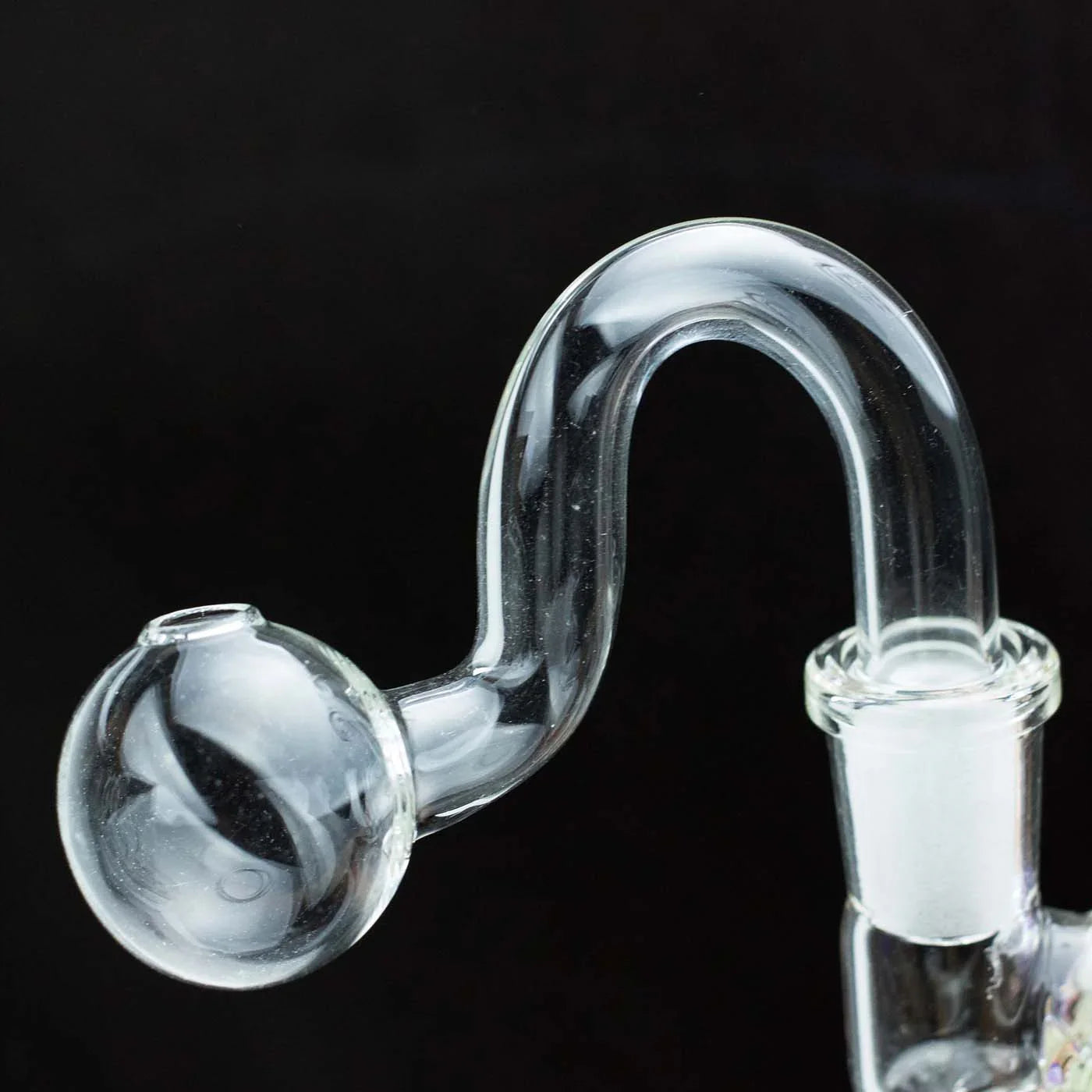 3.5″ U-Type Oil Burner Pipe w/ 14mm Glass Bubble Attachment