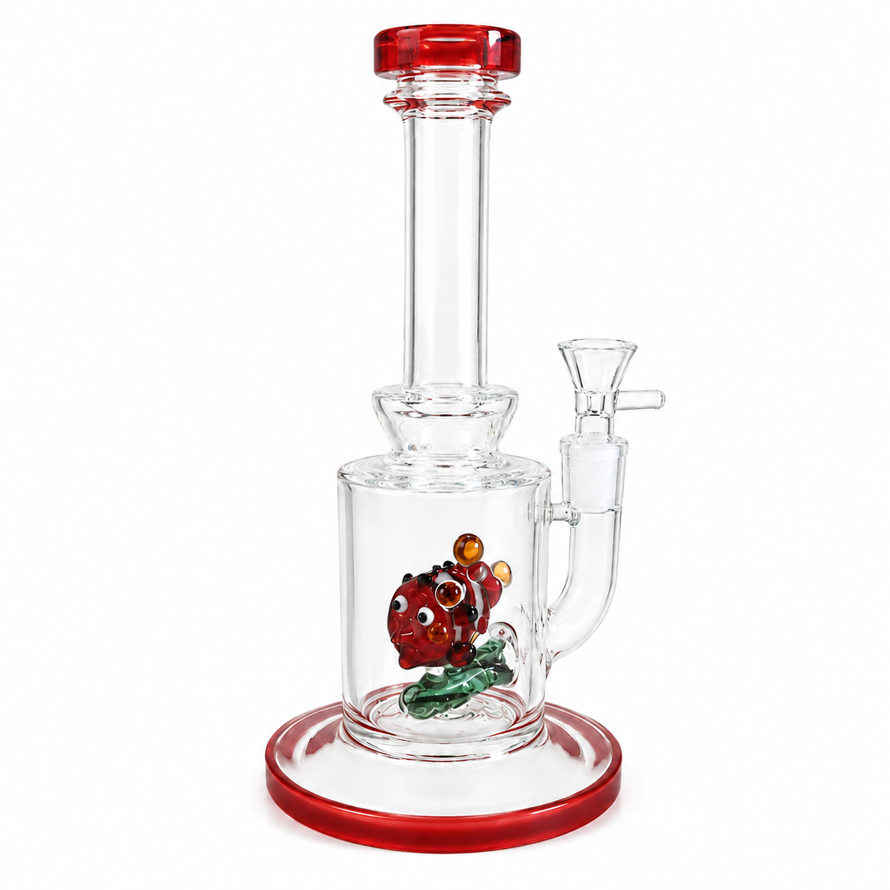 Xtreme - 13" Nimo Fish Perc Glass Bong