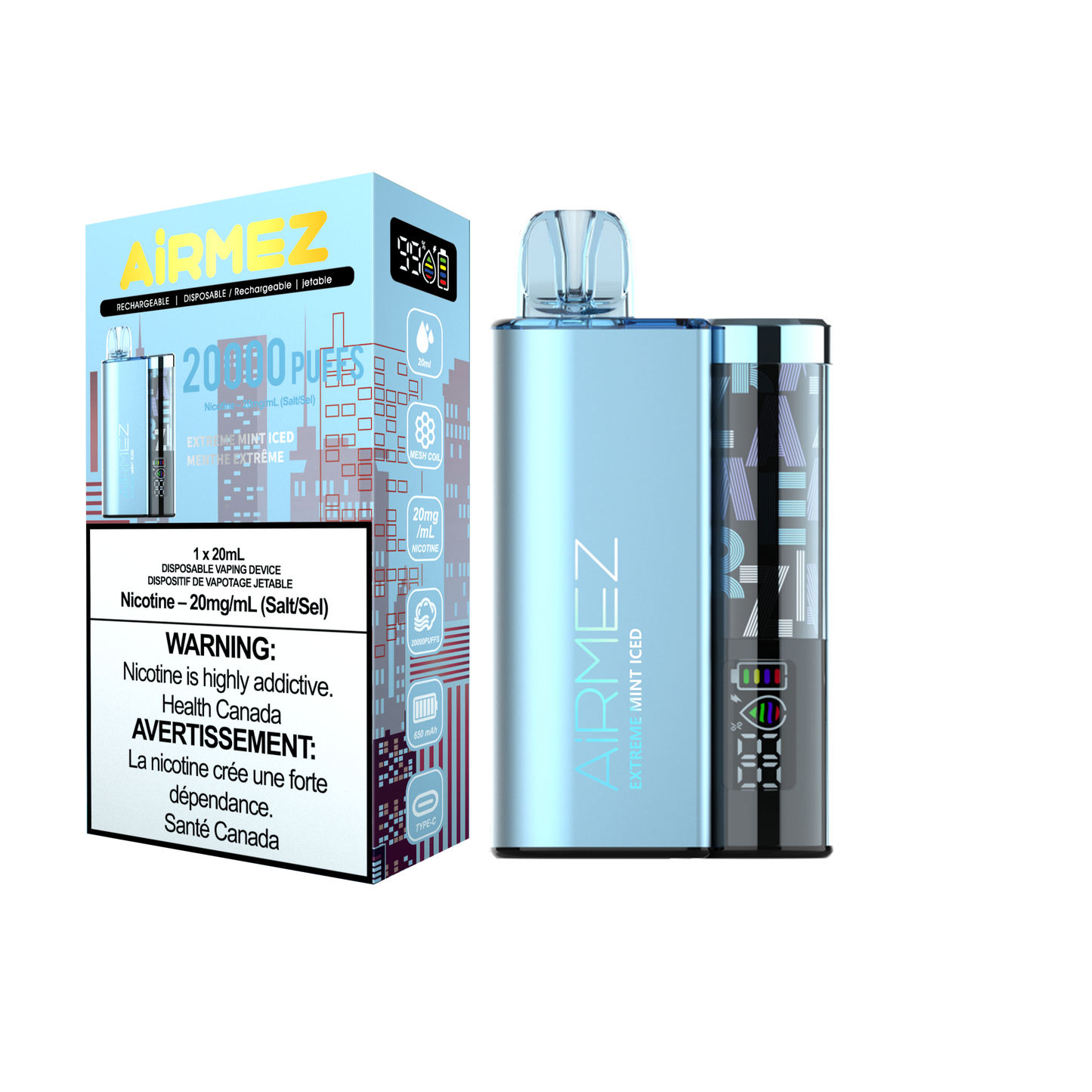 Airmez 20K Rechargeable Disposable Vape 20mL **Launch Special**