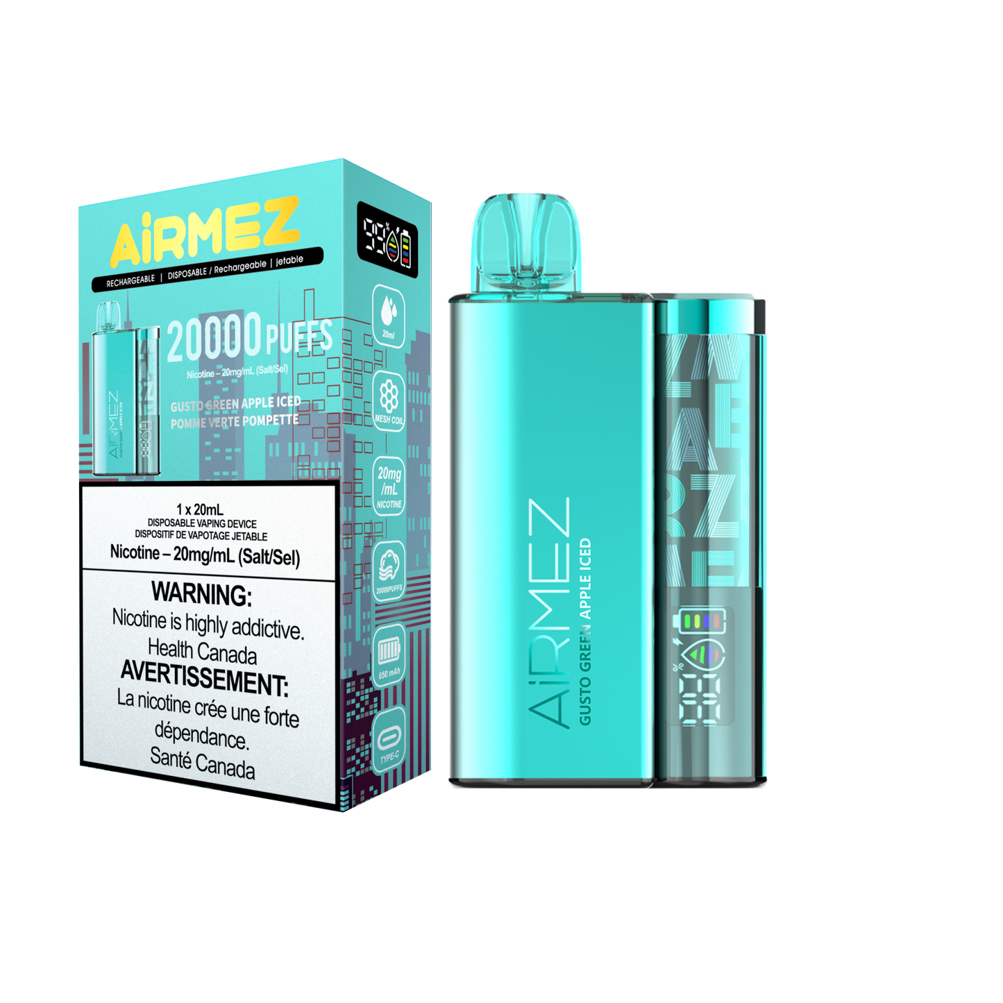 Airmez 20K Rechargeable Disposable Vape 20mL **Launch Special**