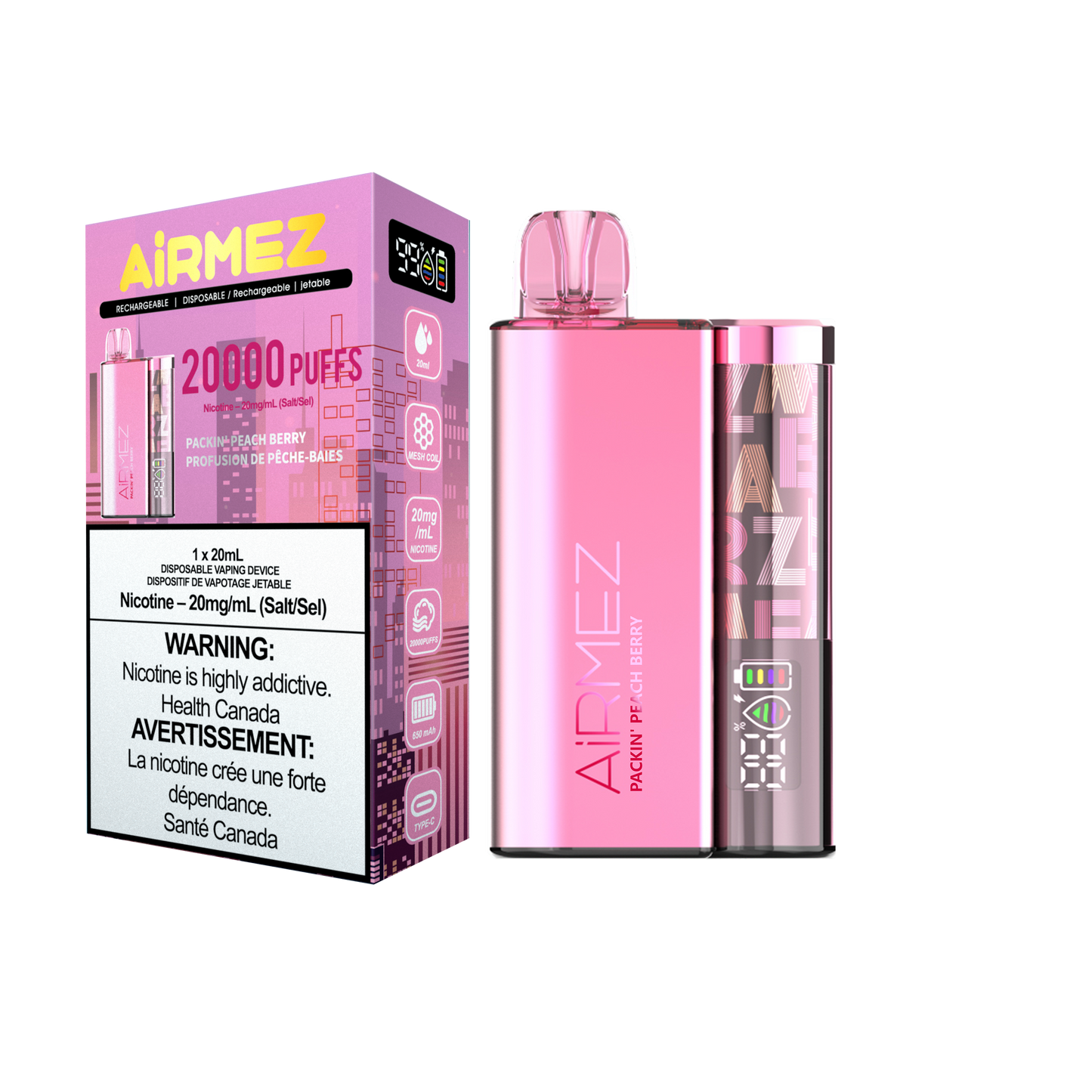 Airmez 20K Rechargeable Disposable Vape 20mL **Launch Special**