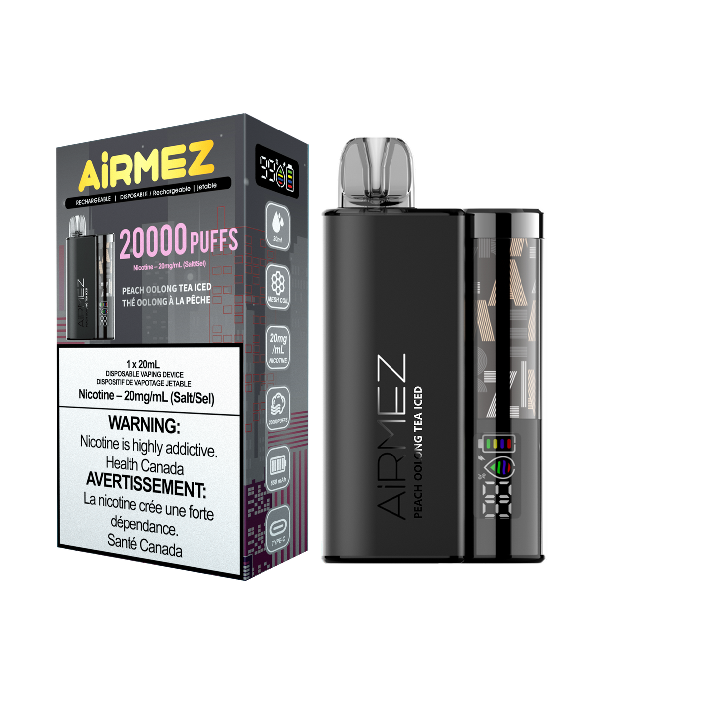 Airmez 20K Rechargeable Disposable Vape 20mL **Launch Special**