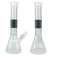 14″ 7mm Deep Sand Blasting Beaker Glass Bong