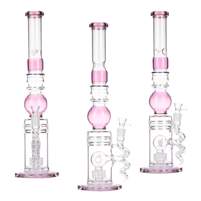 18.5″ Shower Head Percolator Glass Bong