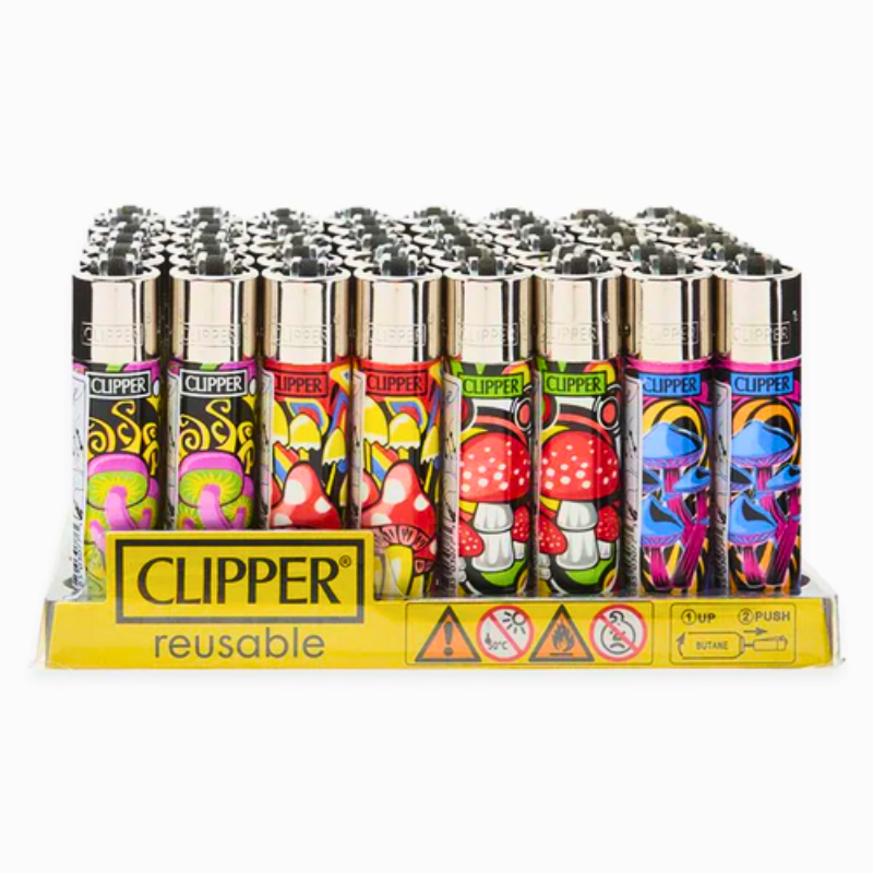 Clipper Lighter - Mushrooms