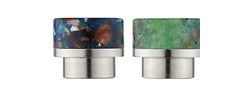 Type #1 Wide Bore Resin & Stainless Steel Drip Tip for Smok TFV8, 12, Prince & 810