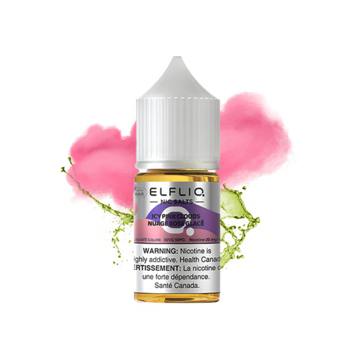 Barre Elf ElfLiq Salts - Nuages roses glacés