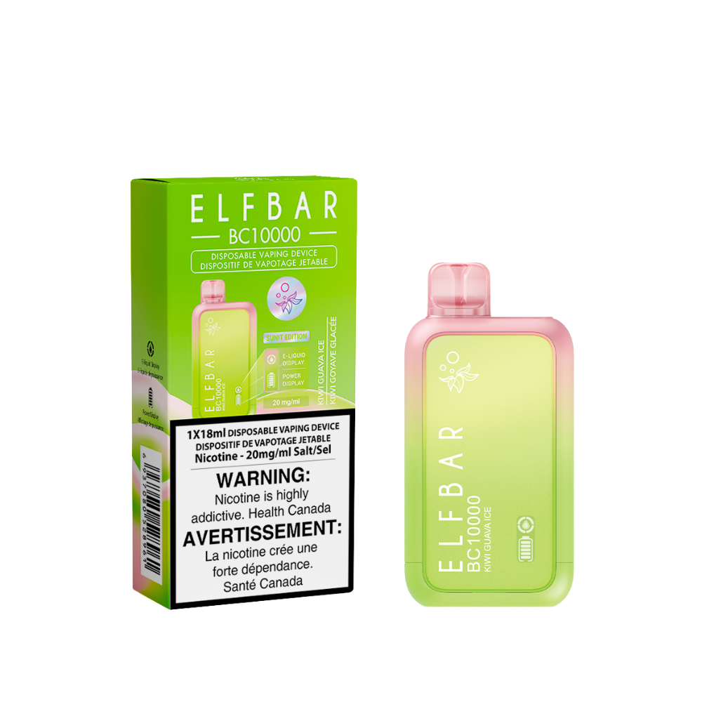 ELF Bar Vape jetable rechargeable BC10000 Puff Elfbar 18 ml