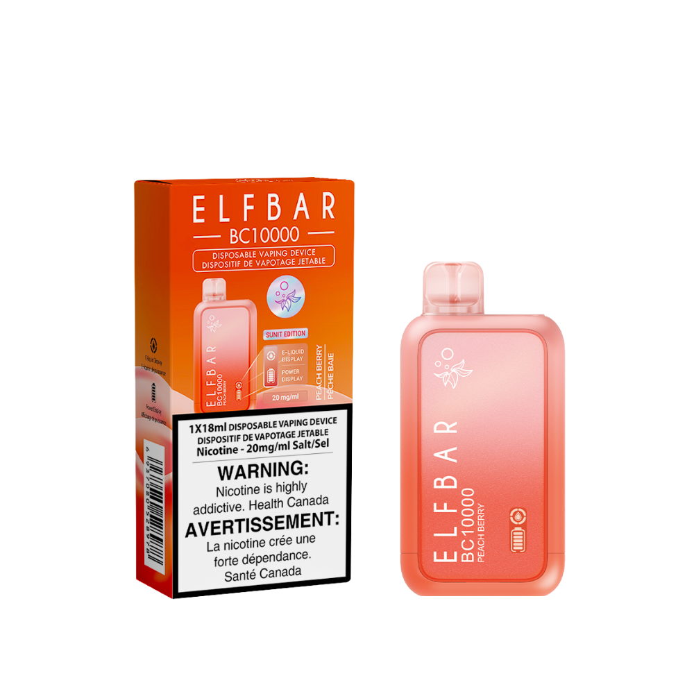 ELF Bar Vape jetable rechargeable BC10000 Puff Elfbar 18 ml