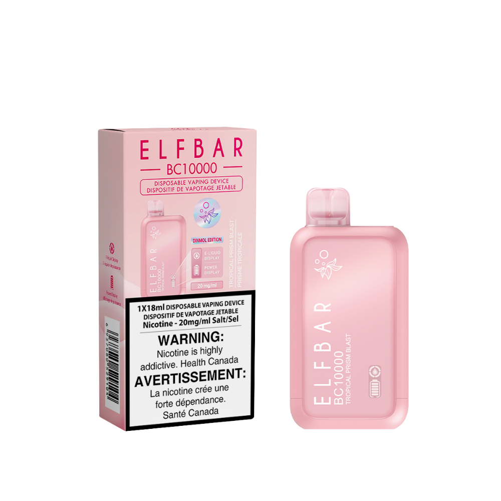ELF Bar Vape jetable rechargeable BC10000 Puff Elfbar 18 ml