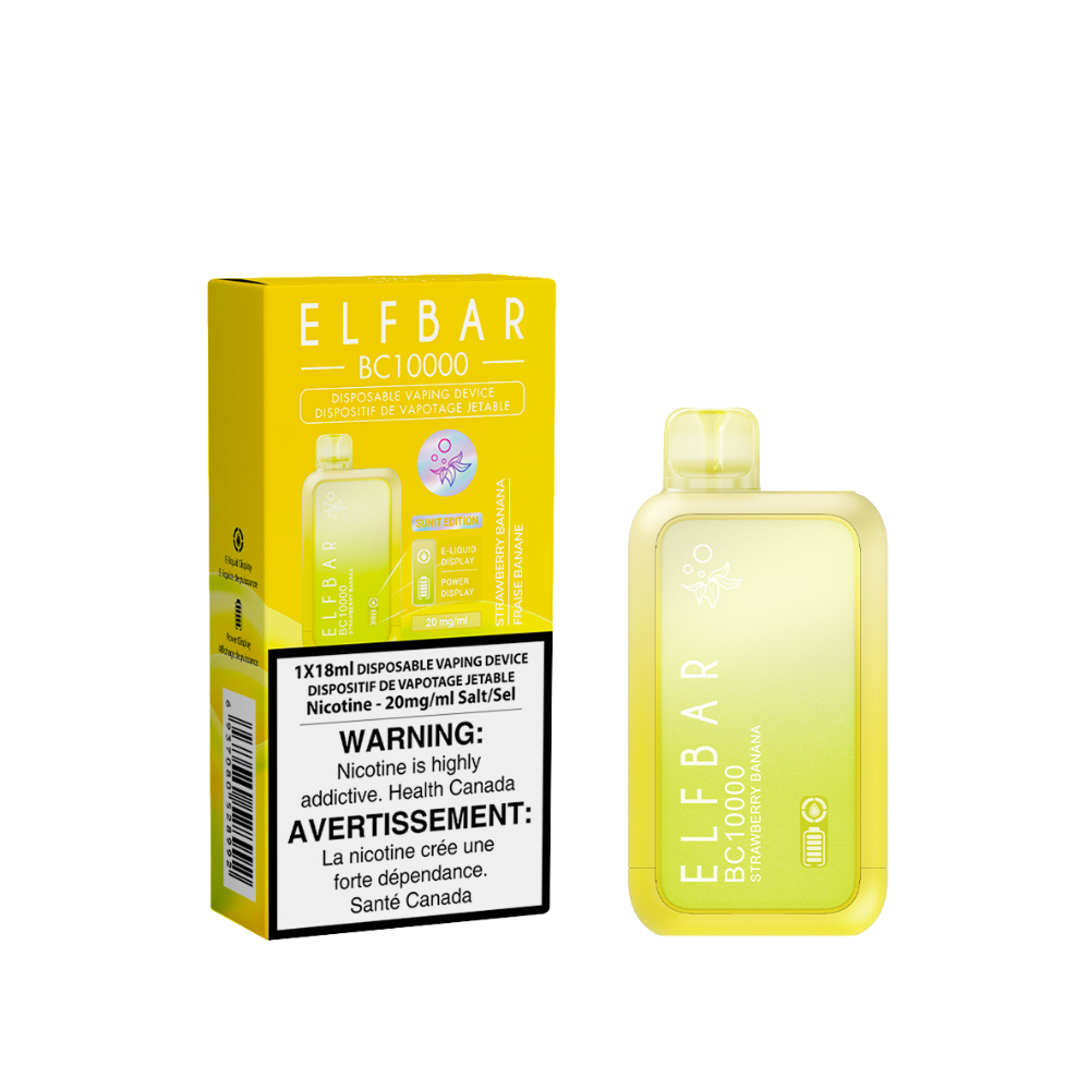 ELF Bar Vape jetable rechargeable BC10000 Puff Elfbar 18 ml