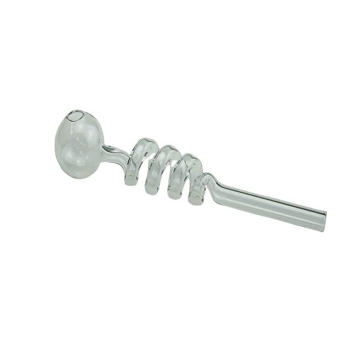 6″ Scrawl Glass Bubble Pipe