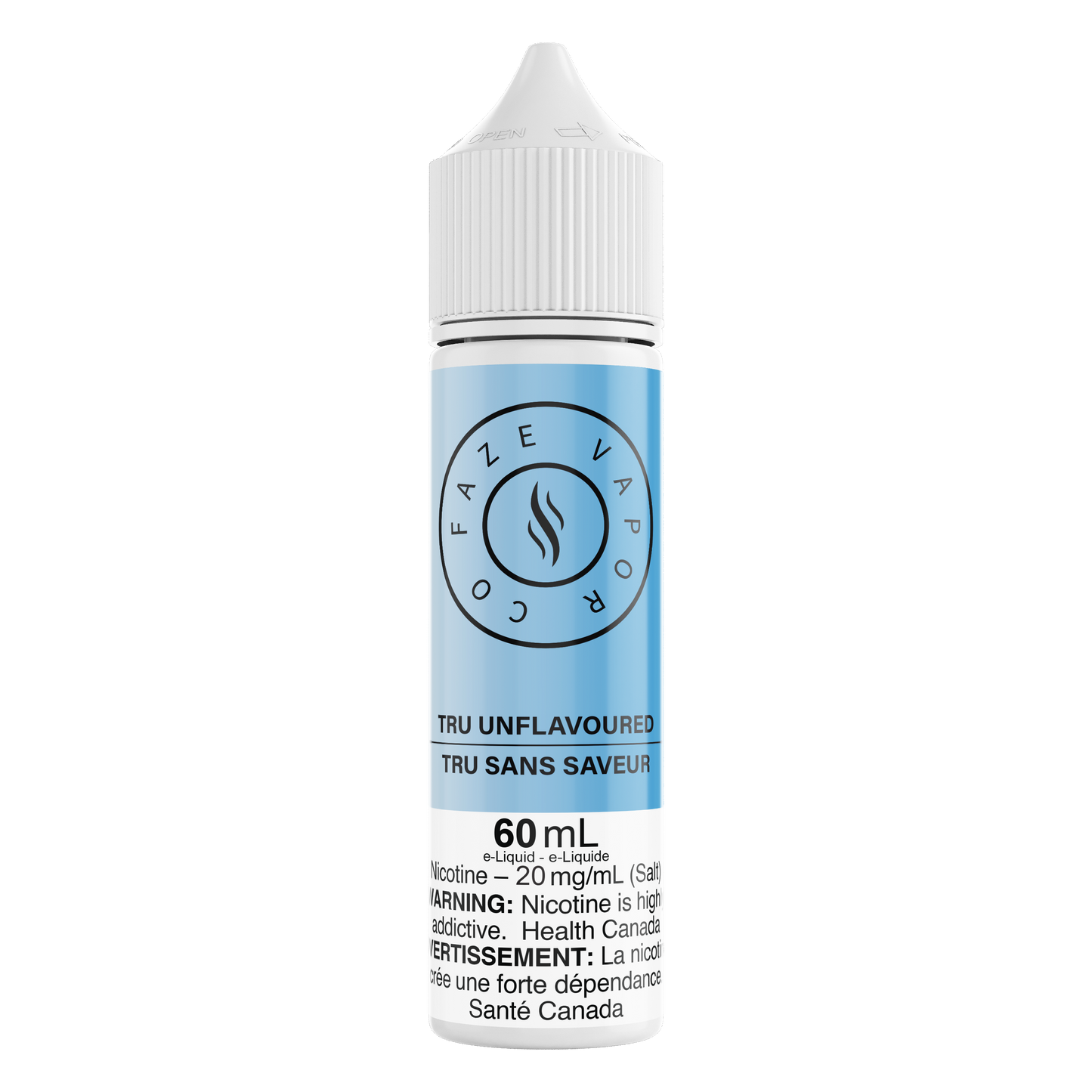 Faze Vapor Co 60mL Salts - Tru Unflavoured