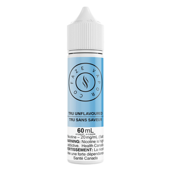 Faze Vapor Co 60mL Salts - Tru Unflavoured