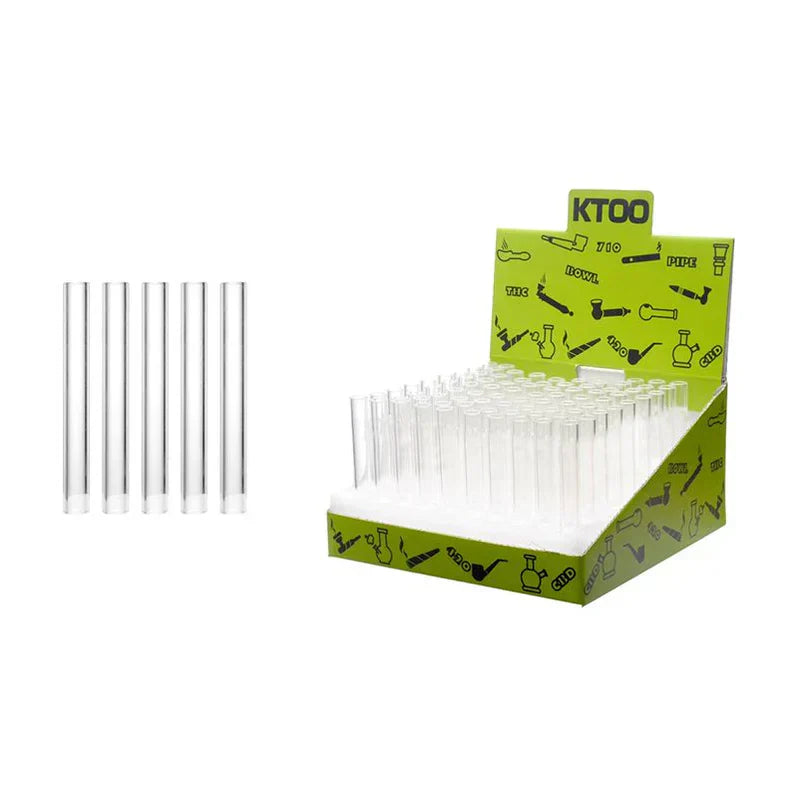 4" Glass Tube Straight Pipe