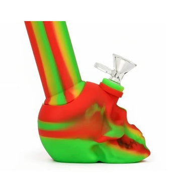 8.75" Skull Water Pipe