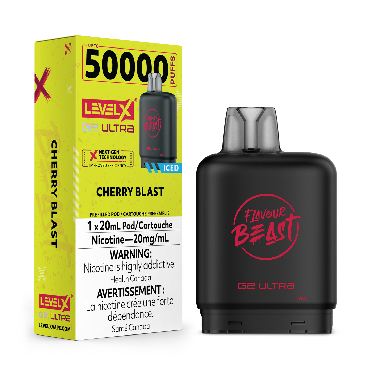Flavour Beast Level X G2 Ultra Replacement Pod 20mL