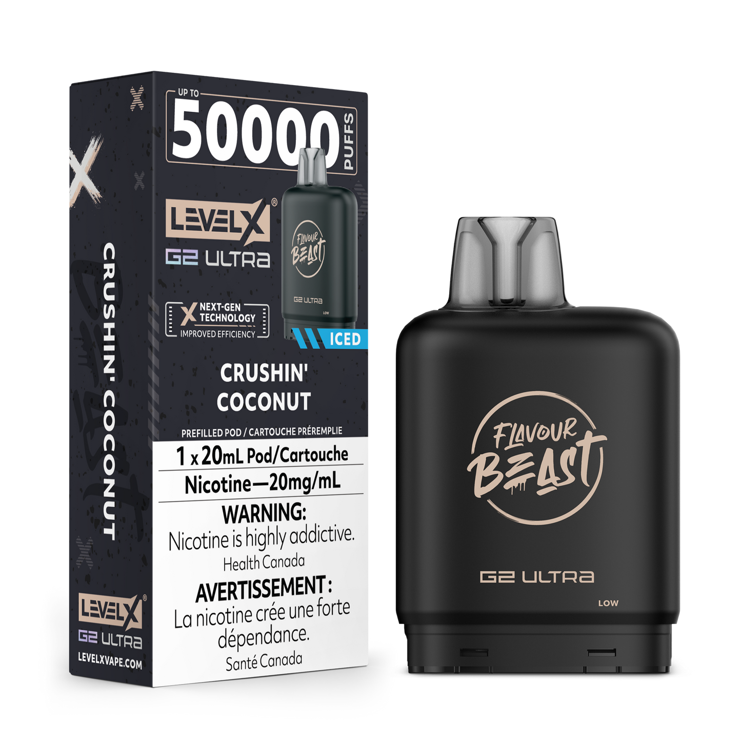 Flavour Beast Level X G2 Ultra Replacement Pod 20mL