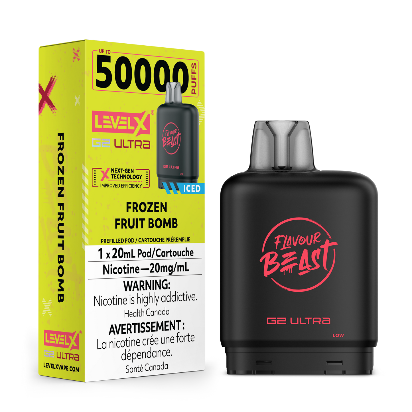Flavour Beast Level X G2 Ultra Replacement Pod 20mL