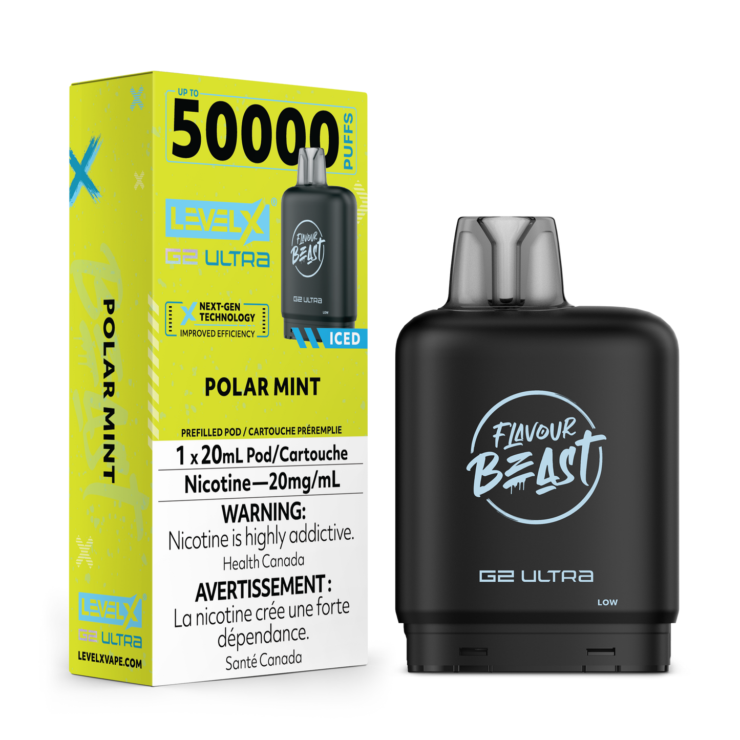 Flavour Beast Level X G2 Ultra Replacement Pod 20mL
