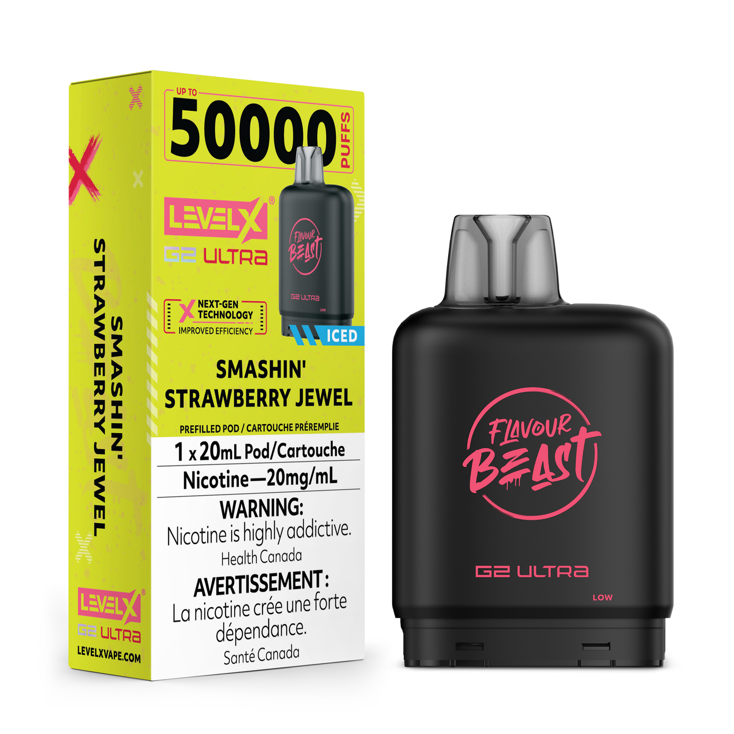 Flavour Beast Level X G2 Ultra Replacement Pod 20mL