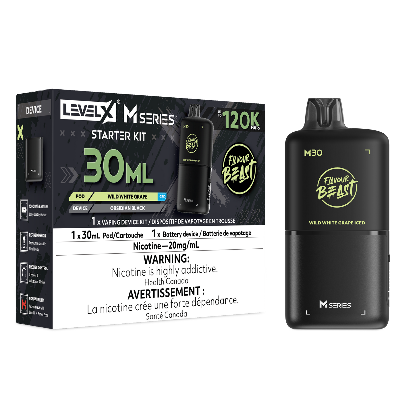 Flavour Beast Level X M Series Starter Kit 30mL
