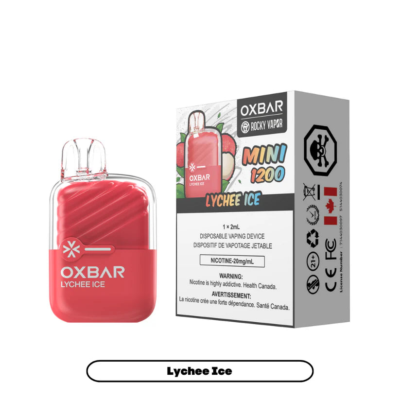 OXBAR X Rocky Vapor Mini 1200 Puff Disposable Vape