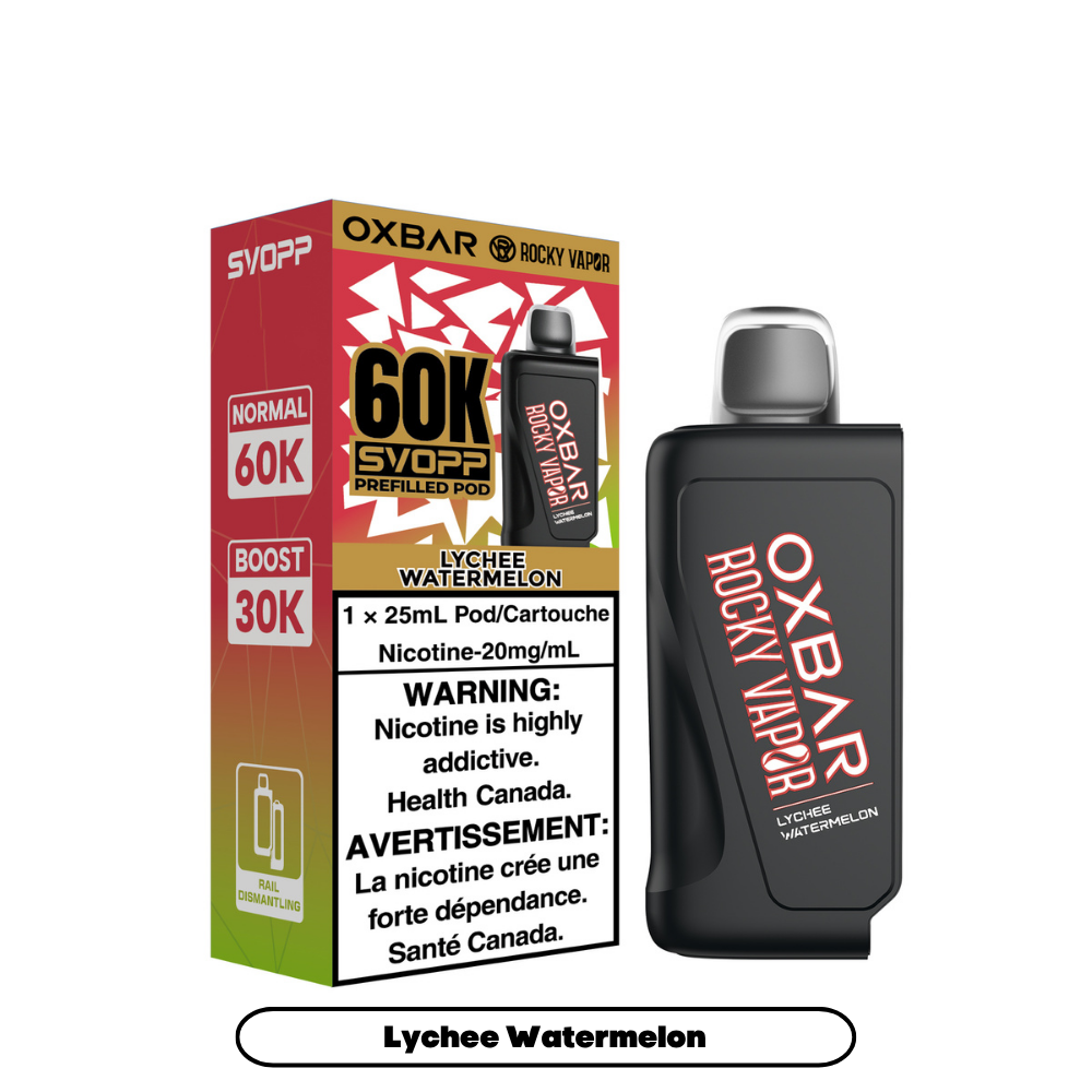 OXBAR x Rocky Vapor SVOPP 60K Puff Pods **Battery Included Special**