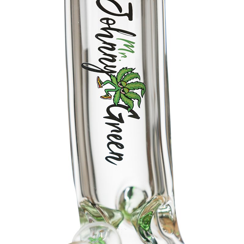 Johnny Green - 10″ 9mm Beaker Bent Neck w/ Grid Percolator Slide