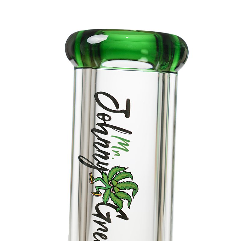Johnny Green - 10″ 9mm Straight Tube w/ Grid Percolator Slide